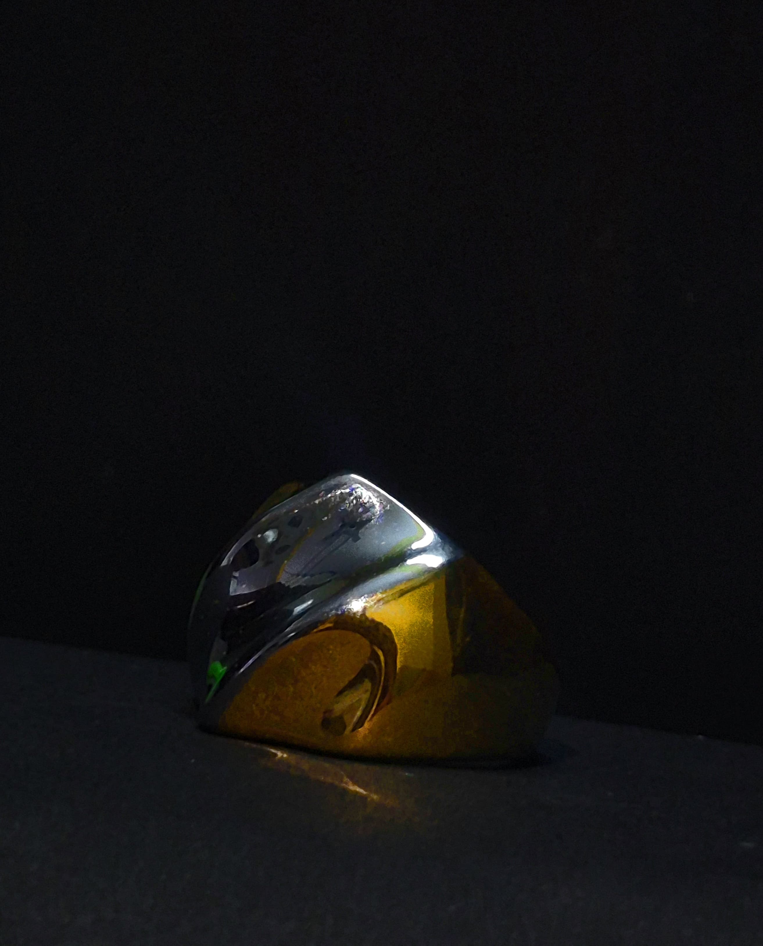 Contemporary Two tone ring