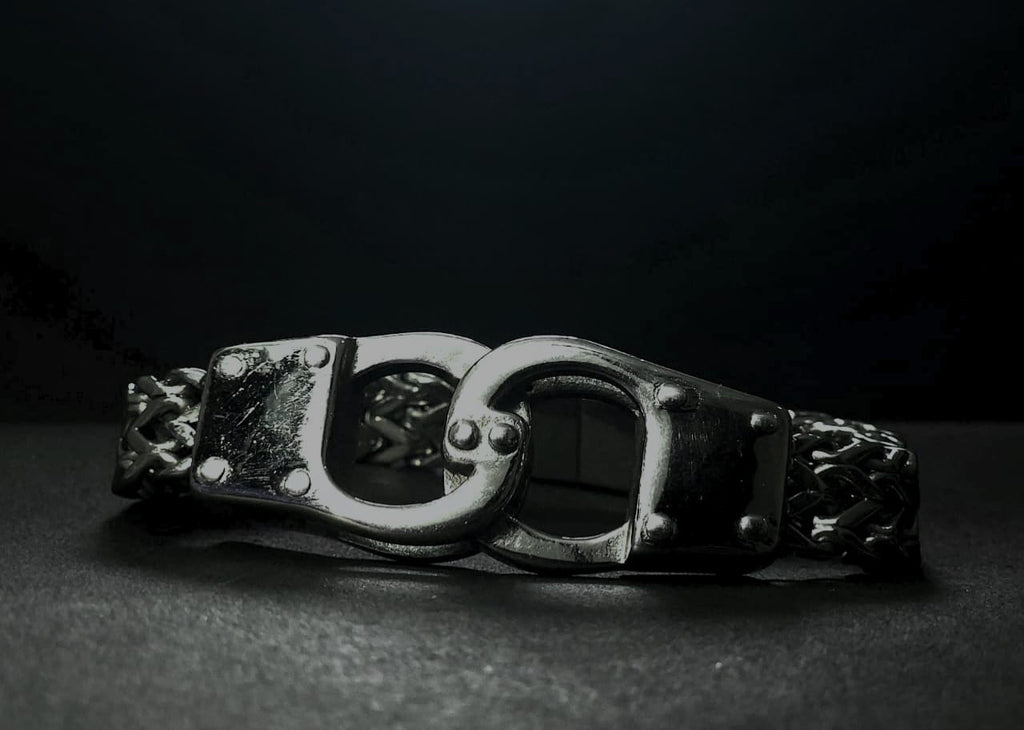 Men’s Bold Stainless Steel Biker Chain Bracelet
