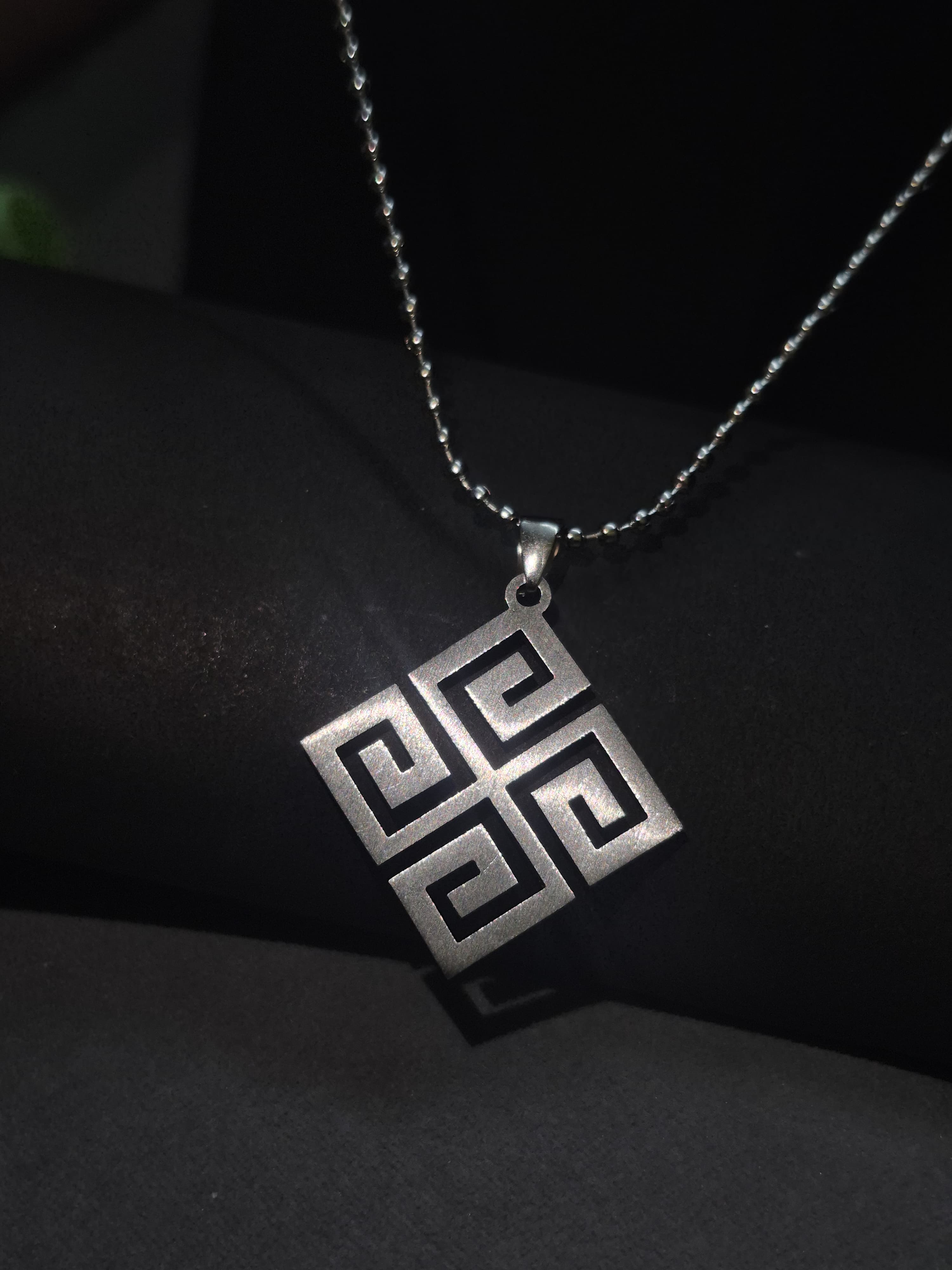 Silver Spiral Pendant