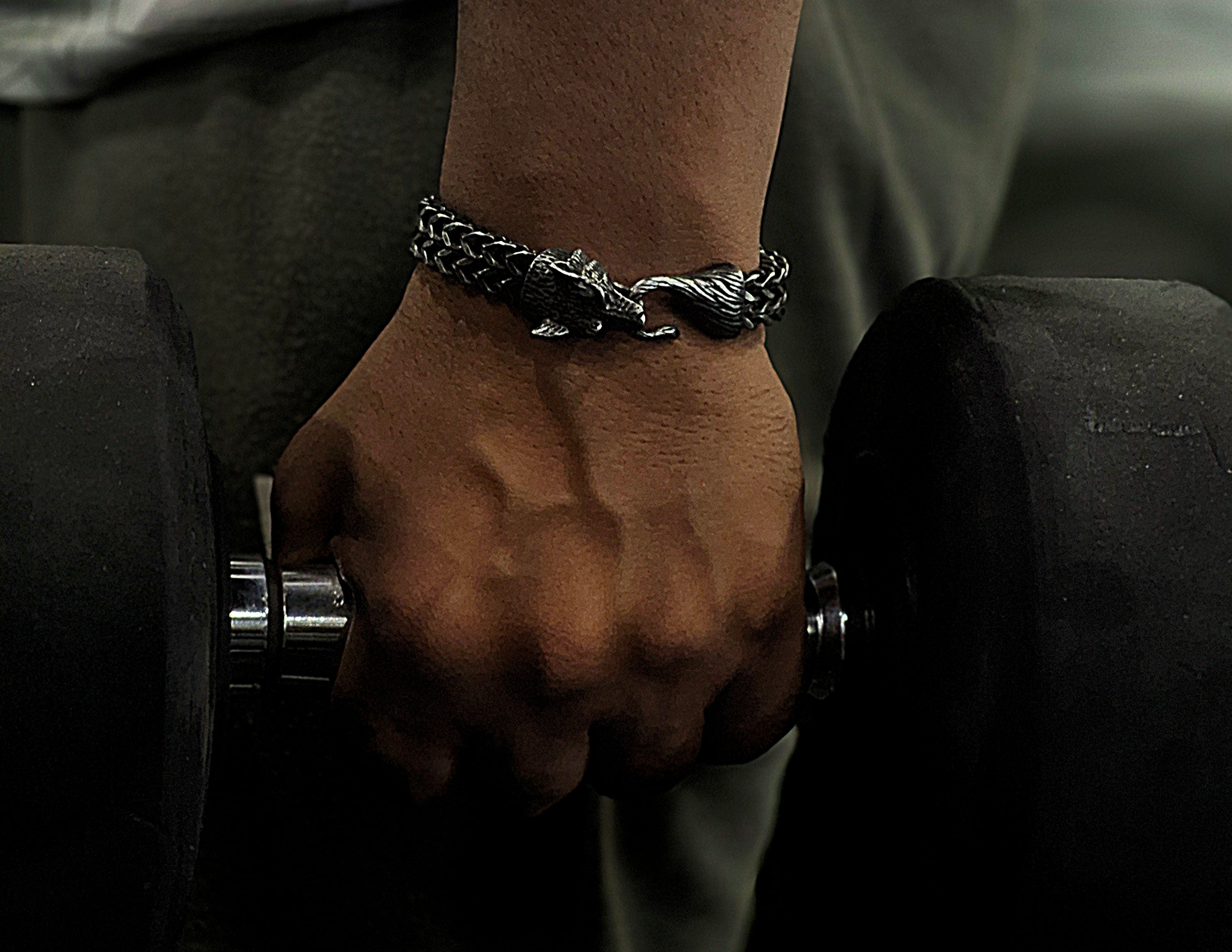 Fierce Viking Stainless Steel Wristband