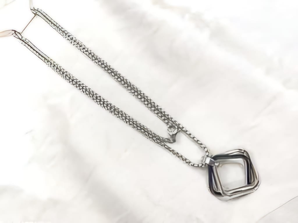 Silver-Tone Statement Necklace